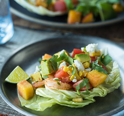 Shrimp Lettuce Wraps